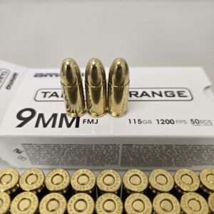 1000 Rounds of 9mm Ammo by Ammo Inc. – 115gr FMJ