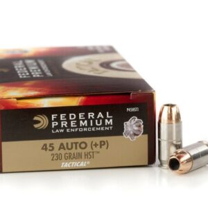 1000 Rounds of .45 ACP +P HST Ammo by Federal LE – 230gr JHP