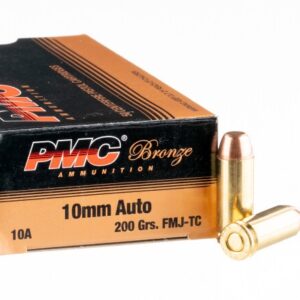 1000 Rounds of 10mm Ammo by PMC – 200gr FMJ