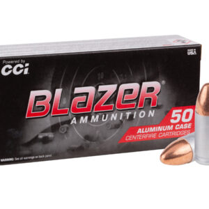 1000 Rounds of 9mm Ammo by Blazer Aluminum – 115gr FMJ