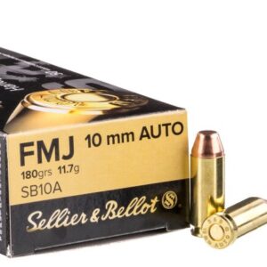 50 Rounds of 10mm Ammo by Sellier & Bellot – 180gr FMJ