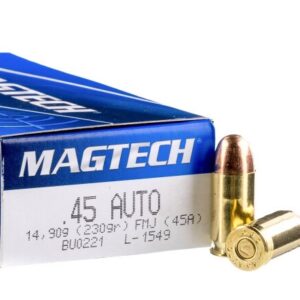 50 Rounds of .45 ACP Ammo by Magtech – 230gr FMJ