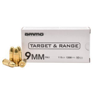 1000 Rounds of 9mm Ammo by Ammo Inc. – 115gr FMJ