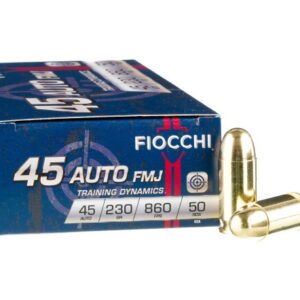 500 Rounds of .45 ACP Ammo by Fiocchi – 230gr FMJ