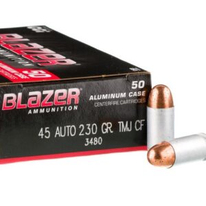 50 Rounds of .45 ACP Ammo by CCI – 230gr TMJ Cleanfire