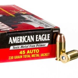 50 Rounds of .45 ACP Ammo by Federal – 230gr TMJ