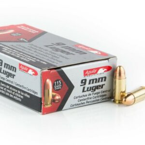 1000 Rounds of 9mm Ammo by Aguila – 115gr FMJ
